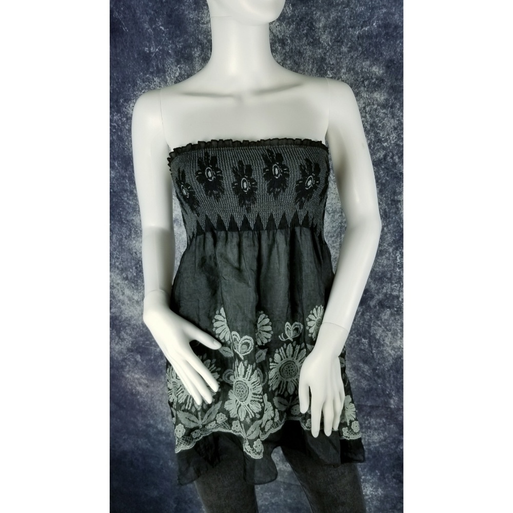 Lapis Girl Baby Doll Printed Top